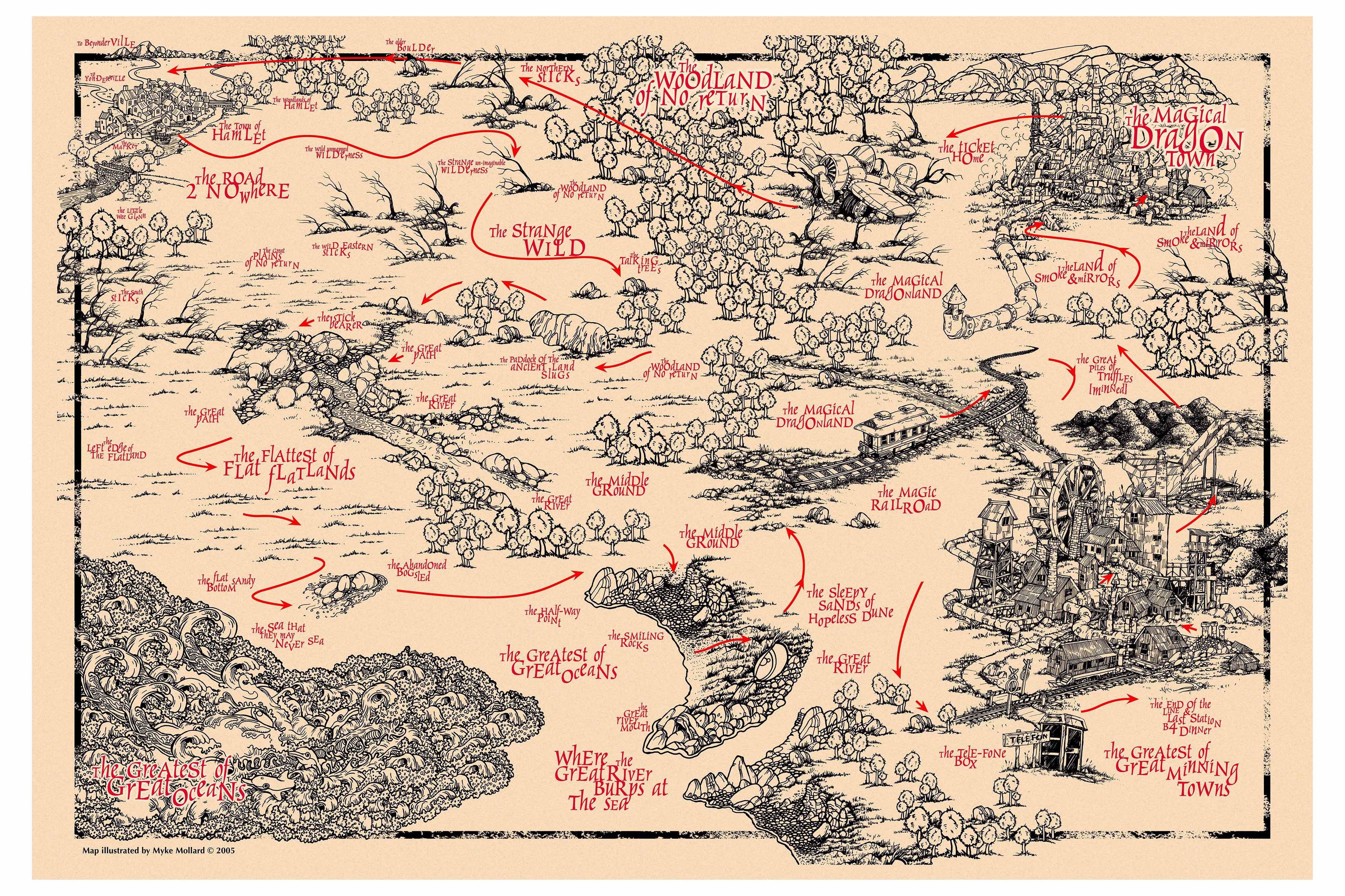 illustration map